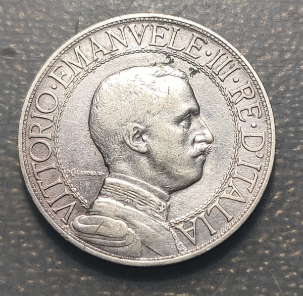ITALIA REINO VITTORIO EMANUELE III 2 LIRE 2 LIRAS 1908 MBC-/MBC - Imagen 2