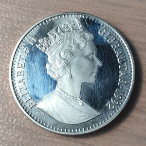 GIBRALTAR 25 POUNDS 1992