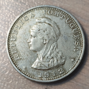 INDIA PORTUGUESA PORTUGUESE INDIA 1 RUPIA 1 RUPEE 1912/1 RARA