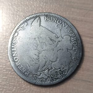 ESTADOS PAPALES VATICANO PIO IX 1/2 SCUDO 1778