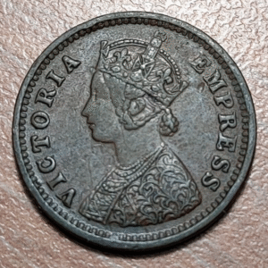 INDIA BRITANICA BRITISH INDIA VICTORIA 1/12 ANNA 1889