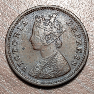 INDIA BRITANICA BRITISH INDIA VICTORIA 1/12 ANNA 1877