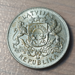 LETONIA LATVIA 2 LATI 1925