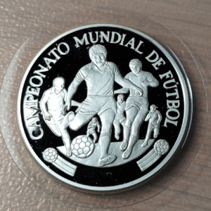 PERU 5000 SOLES DE ORO 1982 MUNDIAL DE FUTBOL