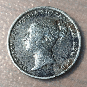 GREAT BRITAIN GRAN BRETAÑA VICTORIA 6 PENCE 1839