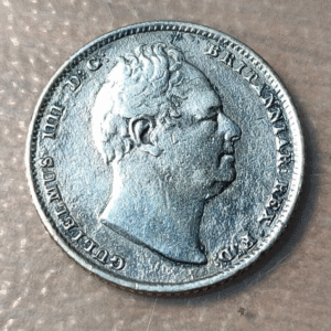 GREAT BRITAIN GRAN BRETAÑA WILLIAM IV 6 PENCE 1836