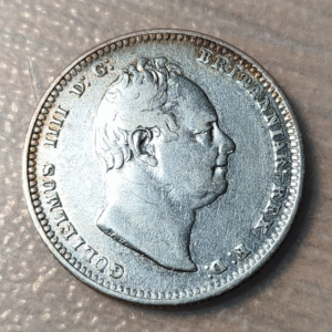 GREAT BRITAIN GRAN BRETAÑA WILLIAM IV SHILLING 1835