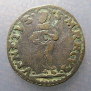 ITALIA VENECIA VENECIA DOBLE BAGATTINO (1524) ESCASA