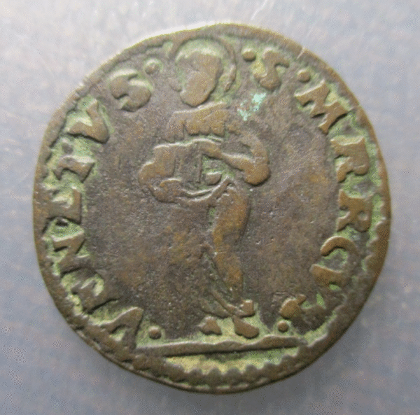 ITALIA VENECIA VENECIA DOBLE BAGATTINO (1524) ESCASA
