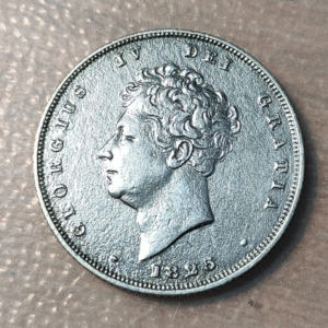 GREAT BRITAIN GRAN BRETAÑA GEORGE IV SHILLING 1825