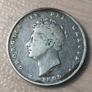 GREAT BRITAIN GRAN BRETAÑA GEORGE IV SHILLING 1829