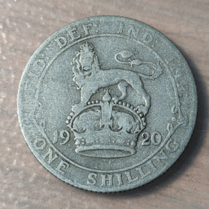 GREAT BRITAIN GRAN BRETAÑA GEORGE V SHILLING 1920