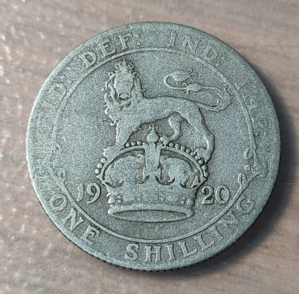 GREAT BRITAIN GRAN BRETAÑA GEORGE V SHILLING 1920