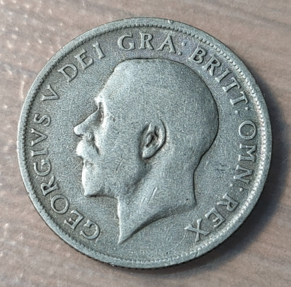 GREAT BRITAIN GRAN BRETAÑA GEORGE V SHILLING 1920 - Imagen 2