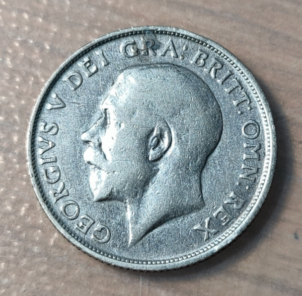 GREAT BRITAIN GRAN BRETAÑA GEORGE V SHILLING 1917 - Imagen 2