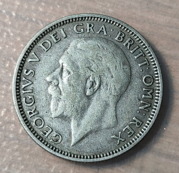GREAT BRITAIN GRAN BRETAÑA GEORGE V SHILLING 1934 - Imagen 2