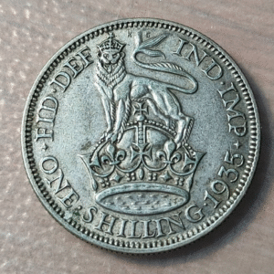GREAT BRITAIN GRAN BRETAÑA GEORGE V SHILLING 1935
