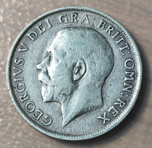 GREAT BRITAIN GRAN BRETAÑA GEORGE V SHILLING 1918 - Imagen 2