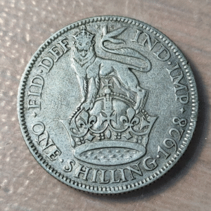 GREAT BRITAIN GRAN BRETAÑA GEORGE V SHILLING 1928