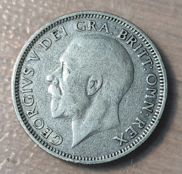 GREAT BRITAIN GRAN BRETAÑA GEORGE V SHILLING 1928 - Imagen 2