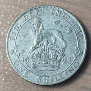 GREAT BRITAIN GRAN BRETAÑA GEORGE V SHILLING 1923