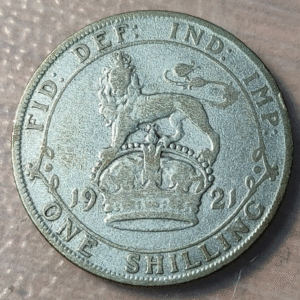 GREAT BRITAIN GRAN BRETAÑA GEORGE V SHILLING 1921