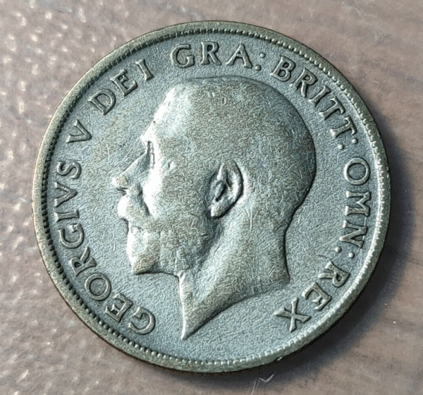 GREAT BRITAIN GRAN BRETAÑA GEORGE V SHILLING 1921 - Imagen 2