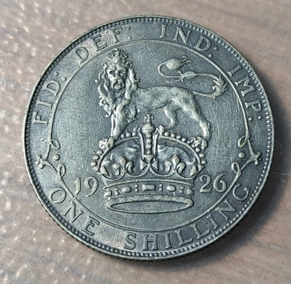 GREAT BRITAIN GRAN BRETAÑA GEORGE V SHILLING 1926
