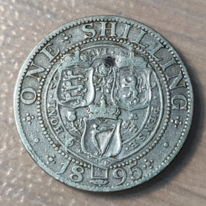 GREAT BRITAIN GRAN BRETAÑA VICTORIA SHILLING 1895