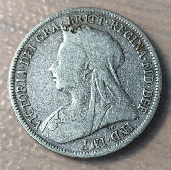GREAT BRITAIN GRAN BRETAÑA VICTORIA SHILLING 1895 - Imagen 2