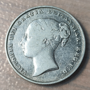 GREAT BRITAIN GRAN BRETAÑA VICTORIA SHILLING 1856