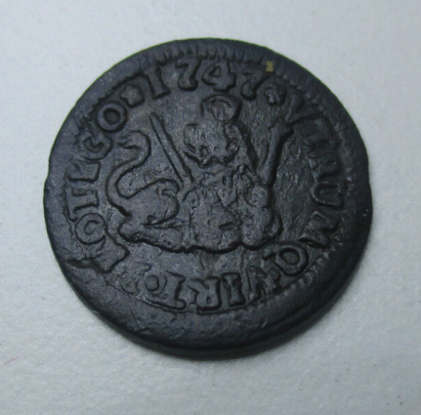 FERNANDO VI - SEGOVIA - 1 MARAVEDI 1747