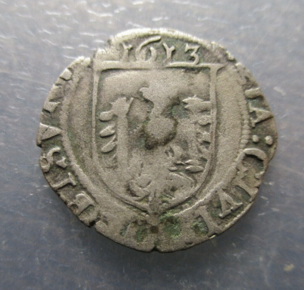IMPERIO ESPAÑOL BORGOÑA FRANCO CONDADO BESANÇON BESANZON CARLOS V 1 CAROLUS 1613