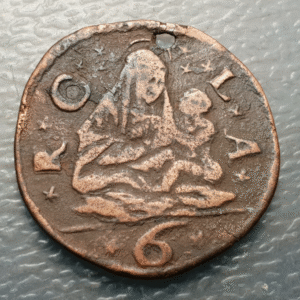 VENECIA VENECIA BEZZO 6 BAGATTINI (1604) TAMAÑO GRANDE 24 mm AGUJERO