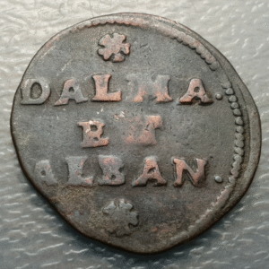 VENEZIA VENECIA DALMATIA DALMACIA & ALBANIA GAZZETTA DE 2 SOLDI (E y T CERCANAS)