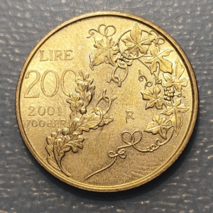 SAN MARINO 200 LIRAS 200 LIRE 2001