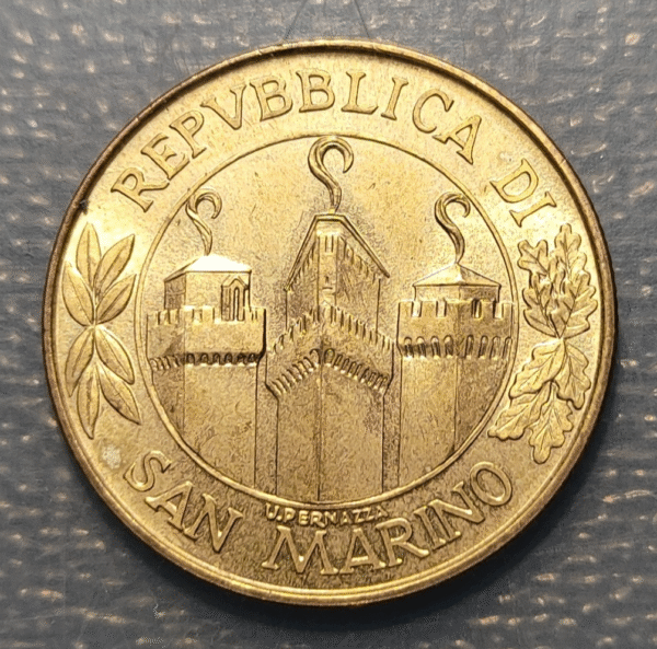 SAN MARINO 200 LIRAS 200 LIRE 2001 - Imagen 2