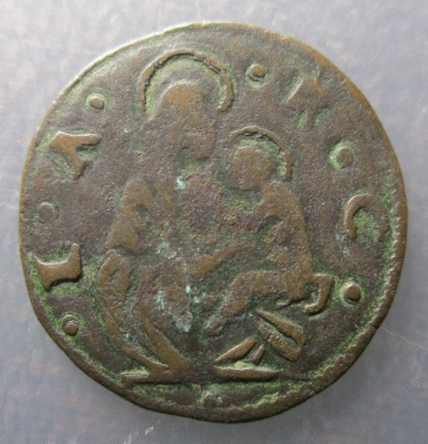 ITALIA VENECIA VENECIA DOBLE BAGATTINO (1524) ESCASA - Imagen 2