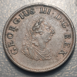 IRELAND IRLANDA GEORGE III 1/2 PENNY 1805 EBC