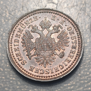 AUSTRIA 1 KREUZER 1851 A EBC+ BRILLO ORIGINAL ORIGINAL BRIGHT