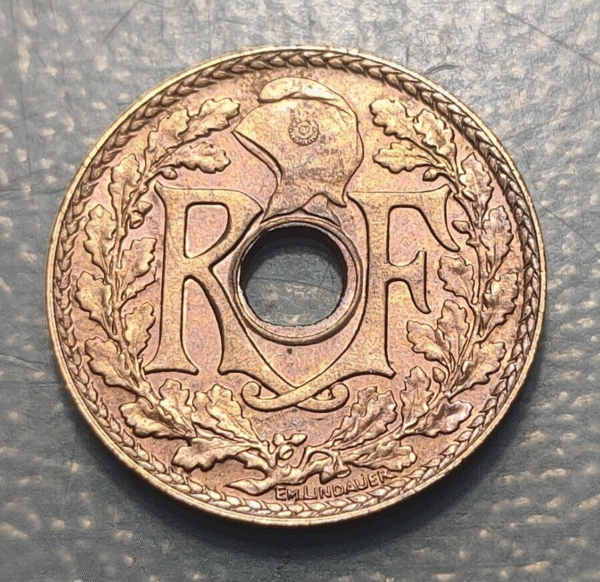 FRENCH INDOCHINA INDOCHINA FRANCESE 1/2 CENT 1935 EBC+ BRILLO ORIGINAL BRIGHT