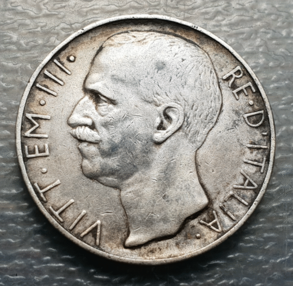 ITALIA REINO VITTORIO EMANUELE III 10 LIRAS 10 LIRE 1929 ** MBC- - Imagen 2