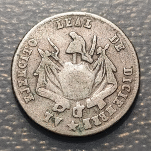 BOLIVIA MEDALLA 1865 GRATITUD PUEBLO AL EJERCITO REAL DICIEMBRE MODULO 1 REAL
