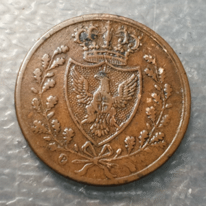 ITALIA REINO DE CERDEÑA SABOYA CARLO FELICE 1 CENTESIMO 1826 TURIN MBC-