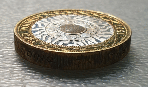 GRAN BRETAÑA GREAT BRITAIN UK 2 POUNDS 2 LIBRAS 1997 SILVER PIEDFORT ESCASA