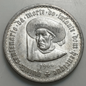 PORTUGAL 5 ESCUDOS 1960 EBC