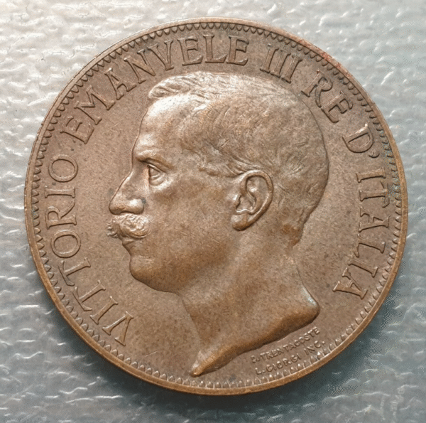 ITALIA REINO VITTORIO EMANUELE III 10 CENTESIMI 1911 EBC- - Imagen 2