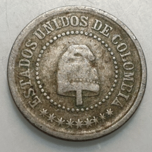 COLOMBIA 2 1/2 CENTAVOS 1881 MBC-
