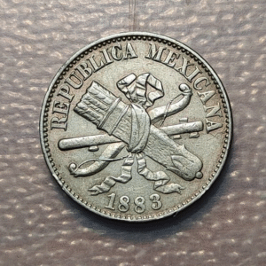 MEXICO 1 CENTAVO 1883 EBC/EBC+