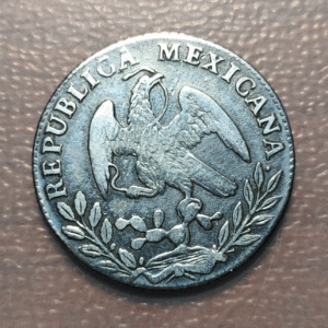MEXICO 2 REALES 1852 Mo GG MBC